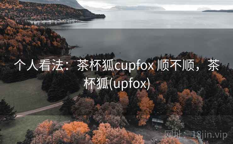 个人看法：茶杯狐cupfox 顺不顺，茶杯狐(upfox)