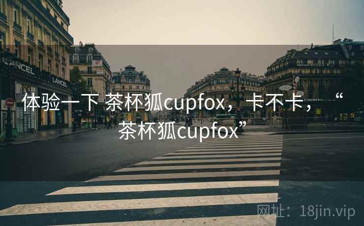 体验一下 茶杯狐cupfox，卡不卡，“茶杯狐cupfox”